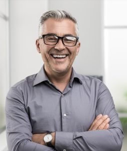 Patient smiling