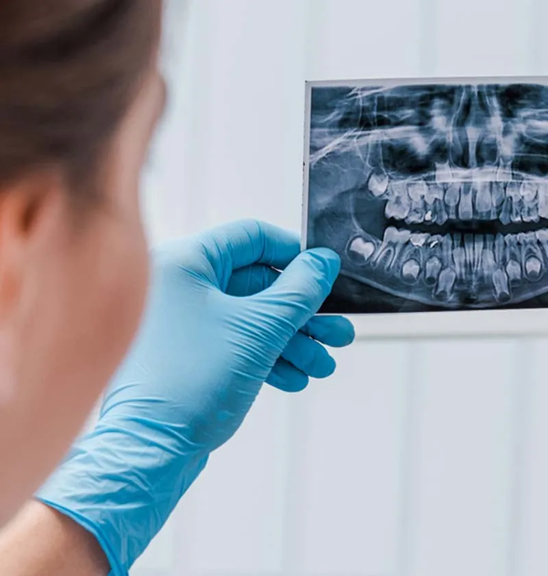 Dentist holding X rays | Dentist in Georgetown