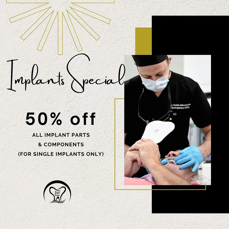 50% All Implant Parts